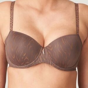 Prima Donna Twist | Penn Station Balcony Bra Brown Zebra Size‎ 40E